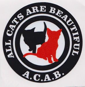 ALL CATS ARE BEAUTIFUL
A.C.A.B.
