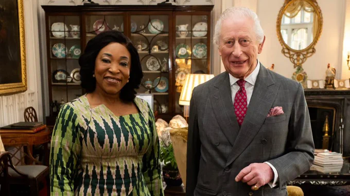 Commonwealth Secretary-General, Hon Shirley Botchwey and His Majesty King Charles III