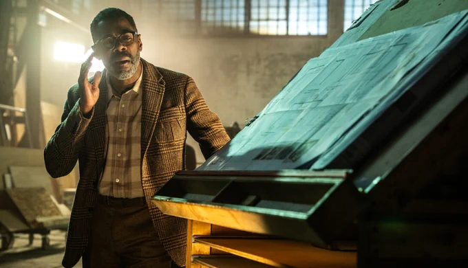 Colman Domingo's scientist turned puppet master Hugo Wakefield executes his masterplan to reveal the truth in Steven Spielberg's old school, sci fi adventure Disclosure Day.
