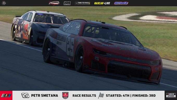Petr Smetana came home close in the third place after a good race