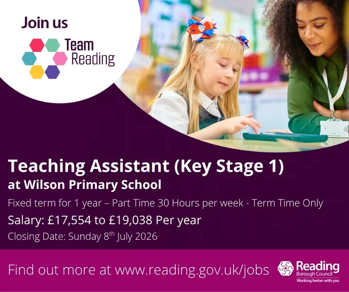 Teacher Assistant (Key Stage 1) - Wilson Primary School