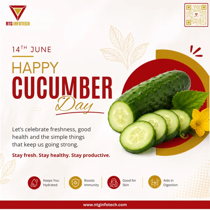 NTG Infotech celebrates Cucumber Day promoting healthy living
