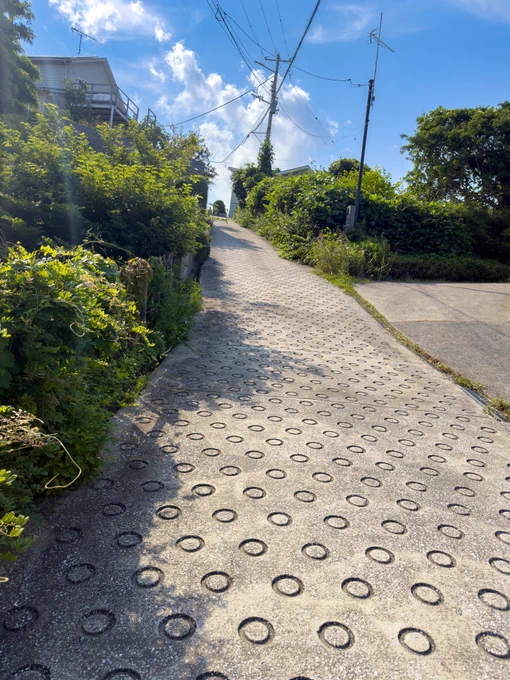 坂道上から手を伸ばすシーンの場所！
大好きなカットなので、行けて良かった✨