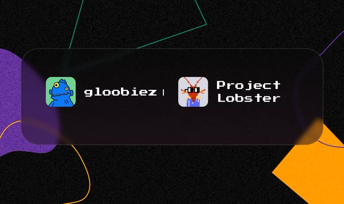 Collab poster gloobiez with Project Lobster.
