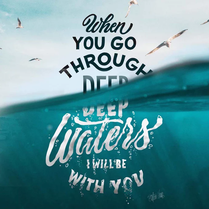 Bible Verse Of The Day:
“When you go through deep waters, I will be with you.” - Isaiah‬ ‭43‬:‭2‬

@youversion

#verseoftheday #bibleverses #reflections