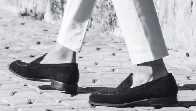 Loafers are versatile and stylish shoes that are suitable for both formal and casual settings. Made from comfortable and breathable materials, they have no laces, allowing them to be worn with or without socks in any season. They slip on easily, making them a convenient choice. Slip-on loafers are classy shoes for the modern gentleman.   
