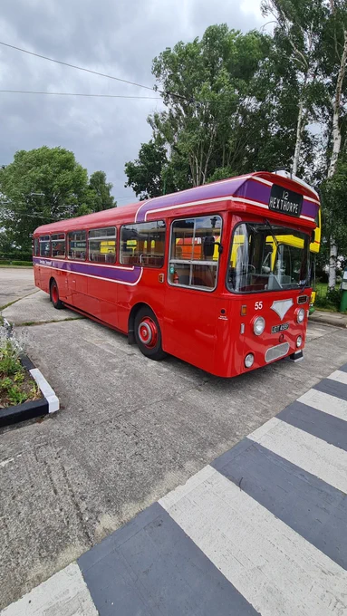 Doncaster Corporation 55 - Leyland Royal Tiger Cub - Roe B45D - UDT 455F at Sandtoft Trolleybus Museum 
