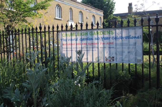 Banner for Chumleigh Gardens' 30 Year Celebrations event on Saturday 20th and Sunday 21st June.