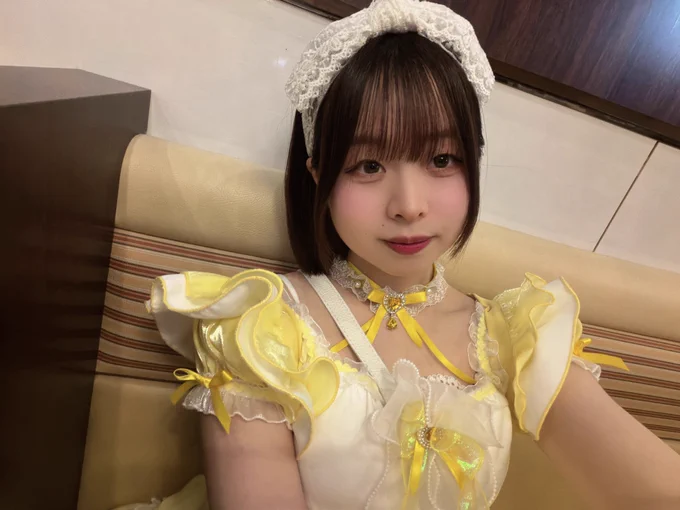 持ってたけど使ってなかったカチューシャ使ってみた💛