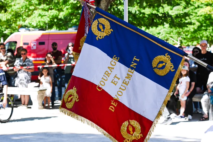 Drapeau des pompiers
