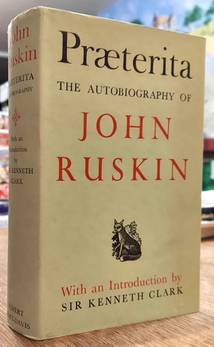 Praeterita by John Ruskin, a book cover