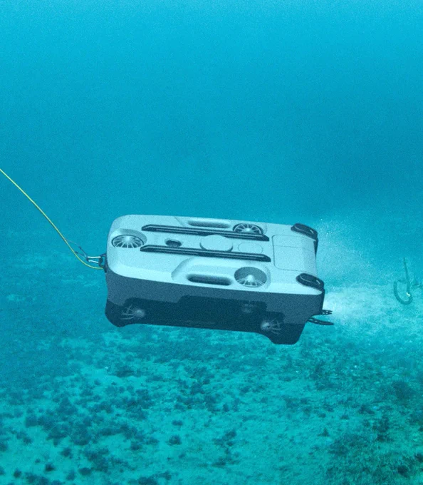 The X7 can dive to a maximum depth of 500 m (1,640 ft)