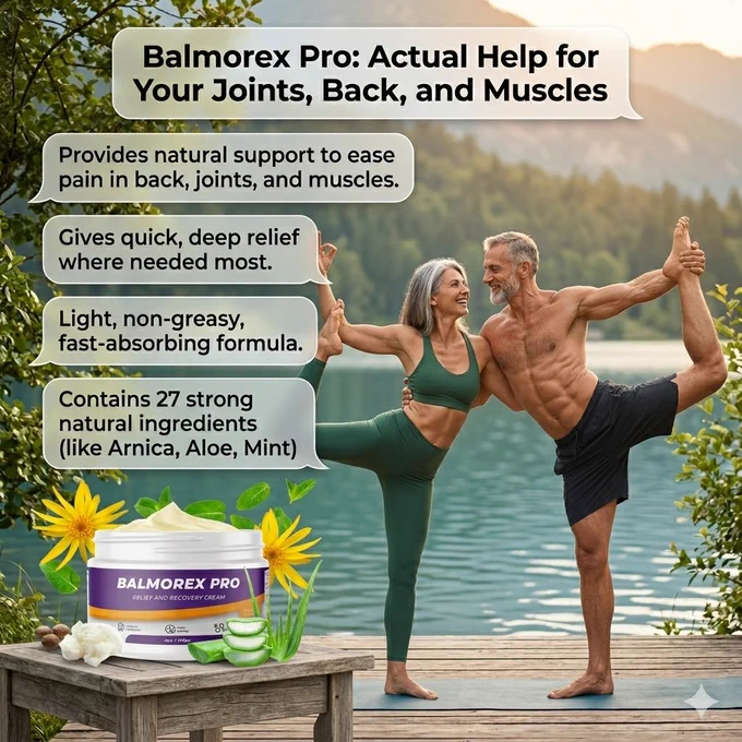Balmorex Pro – a game-changer in pain relief. Crafted from a blend of 27 potent formulas, it offers unparalleled support for your joints, back, and muscles. Harnessing the power of natural ingredients, Balmorex Pro delivers swift, clean, and effective relief.