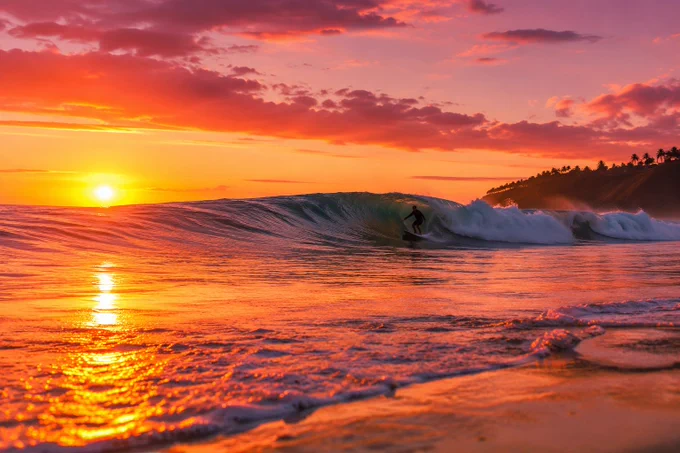 Bom dia, surf! 🌊☀️

Nada como começar o dia com o oceano em perfeita sintonia: ondas alinhadas, mar espelhado e um nascer do sol pintando o horizonte com tons dourados e alaranjados. 

Que o seu dia tenha a mesma energia dessa sessão inesquecível, com boas escolhas, bons ventos e muitos momentos para aproveitar dentro e fora d’água. 🤙

#BomDiaSurf #SurfLife #Surfing #SurfReport #OndasPerfeitas #SunriseSession #SurfBrasil #Praia #OceanLovers #WaveRiding #SurfPhotography #SurfingLife #MarPerfeito #SurfTrip #LineUp #SurfSession #Natureza #SurfVibes #Surfer #GoodWavesOnly 🌊🏄‍♂️☀️