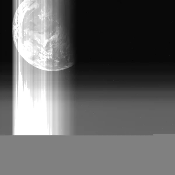 (C)JAXA　はやぶさラストショット