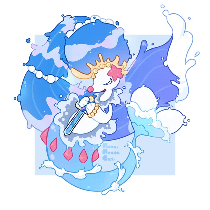 A fusion of Sea Fairy Cookie from Cookie Run and Primarina

Low-key like how it turns out :o