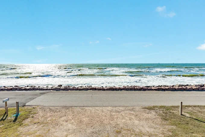 Work-from-home lifestyle photo at 722 Beach Drive beachfront property in Surfside Beach TX, listed by Carter Signature Properties at $485,000.