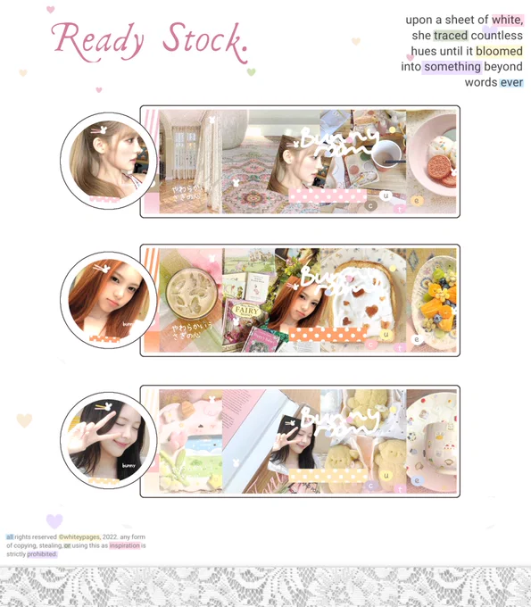 prici: 10k / ea
code:

• YUHA
• IAN
• CARMEN

ava: png only.