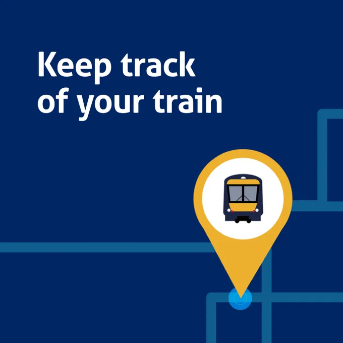 Keep track of your train