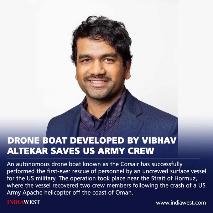 An autonomous drone boat known as the Corsair has successfully performed the first-ever rescue of personnel by an uncrewed surface vessel for the US military. The operation took place near the Strait of Hormuz, where the vessel recovered two crew members following the crash of a US Army Apache helicopter off the coast of Oman.
