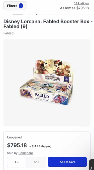 Disney Lorcana, Disney Lorcana tcg, Lorcana fabled,