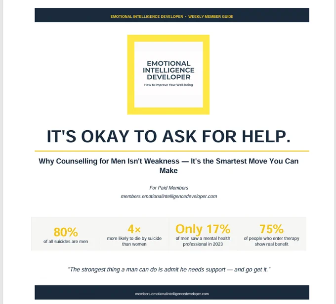 Why counselling is good for boys, guys, and men