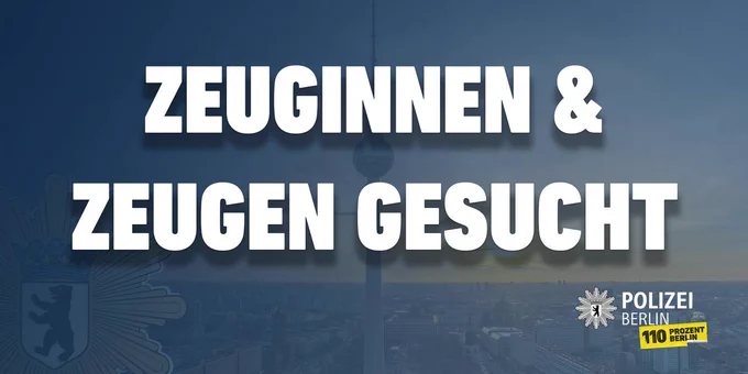 Symbolbild Zeuginnen und Zeugen gesucht