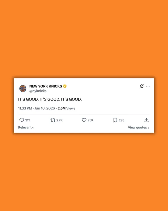 A screenshot of the tweet McKayla wrote that says "IT'S GOOD. IT'S GOOD. IT'S GOOD."