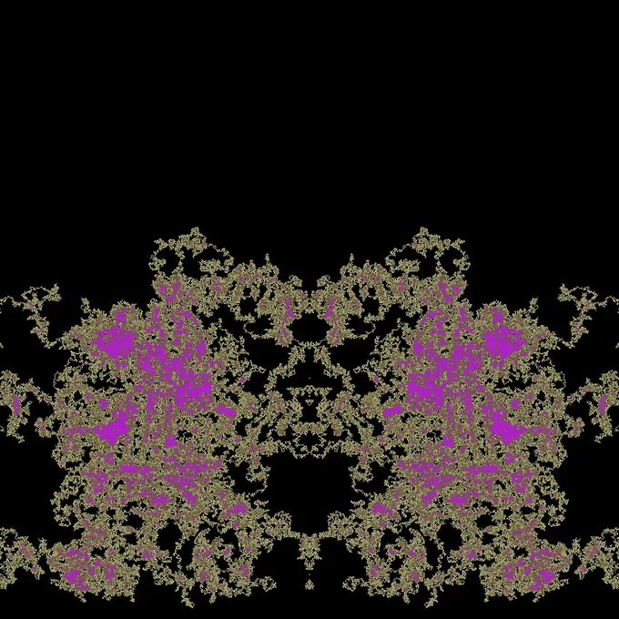 A randomly generated pattern