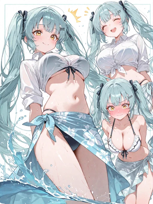 A anime-style character wearing traditional and elegant outfit, standing in a serene outdoor setting. No sensitive or explicit content.
SFW illustration.
