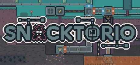 Snacktorio logo over a snack machine
