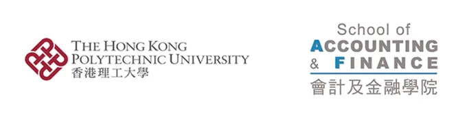 This image shows the logo for The Hong Kong Polytechnic University School of Accounting and Finance.