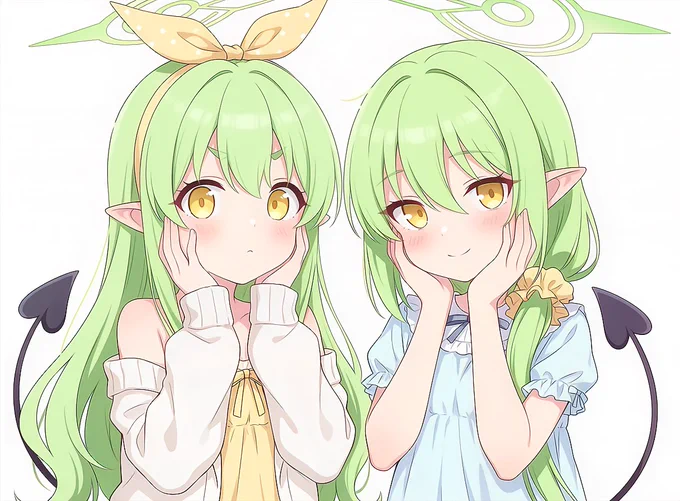 ブルーアーカイブの橘ヒカリと橘ノゾミ
誕生日おめでとう