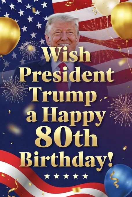 Happy Birthday POTUS Trump