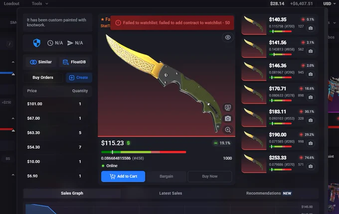 #cs2trading #cs2 #market #snipe #bargain