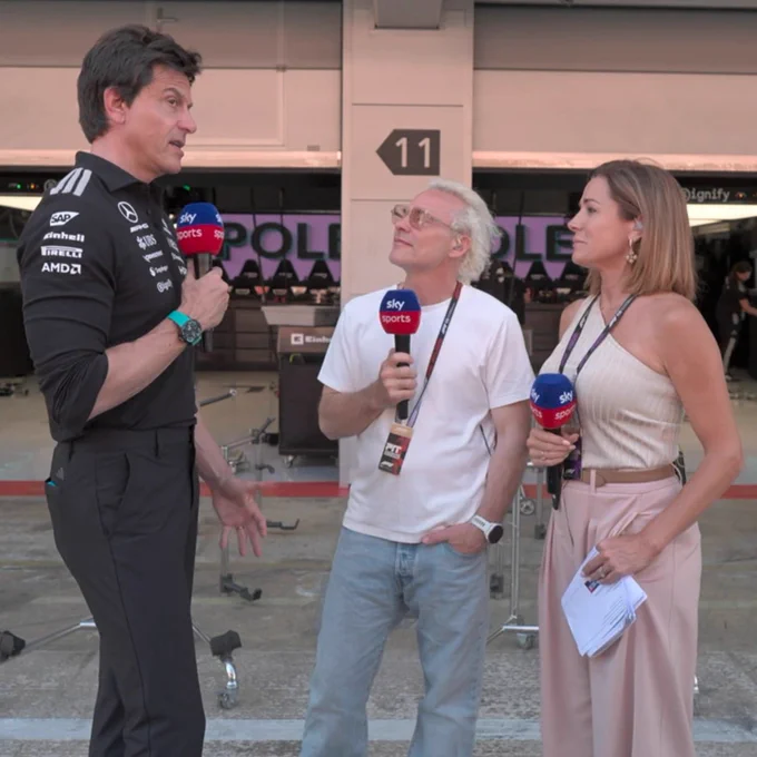 Toto Wolff talking 
