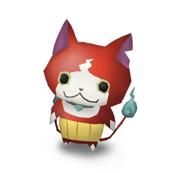ポリゴン風のジバニャン