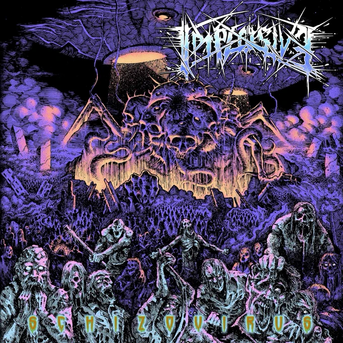 The new band IMPLOSIVE delivers uncompromising, high-speed music that blends elements of death, thrash, and old-school grind. The lineup features experienced musicians who have played or are currently playing in numerous Russian bands, including Fatal Band, Rest In Pain, Dom Myasnika, Cranioclast, Formaline, Black Art, The Wolves, Krest, Drauggard, and others.

1. Anthropophobic 03:24
2. Mind Parasites 04:37
3. Schizovirus 05:11
4. UTK 05:13
5. Inherently Zombified 03:54
6. Despisal for the Dead 05:31
7. Carnivorous Rampage 05:31
8. Cadavers on the Hunt 04:43
9. Eschaton 06:04