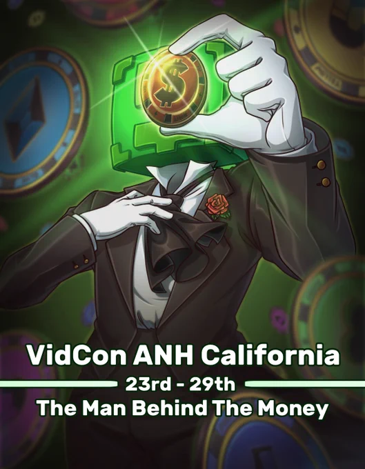I custom made a whole look.
3D Printed a Custom Model for the Head.
Custom 3D Printed Casino Chips.
I Bought a Expensive Tuxedo.
I will be Remember for the ages to come!

-Special Thanks to VSasha For Drawing the Poster!
 