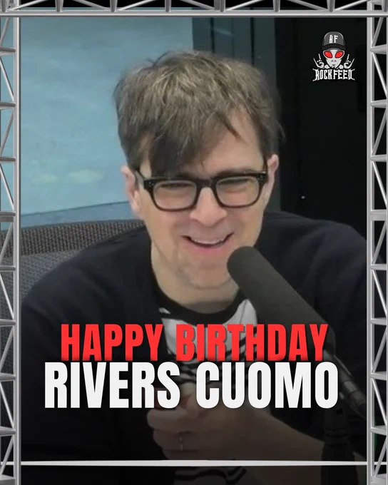 Happy Birthday Rivers Cuomo - Rock Feed birthday slide