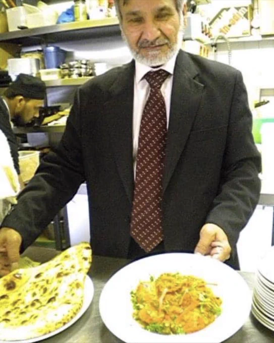 Meeting the gentleman who "created" chicken tikka masala