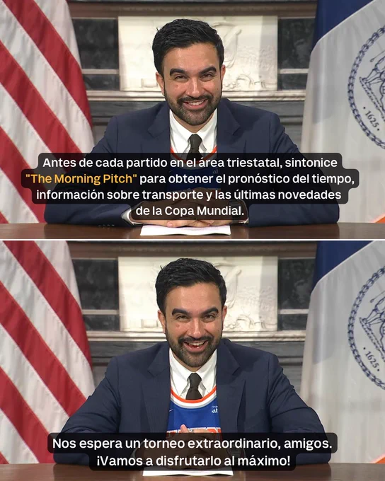 Antes de cada partido en el área triestatal, sintonice "The Morning Pitch" para obtener el pronóstico del tiempo, información sobre transporte y las últimas novedades de la Copa Mundial.

Nos espera un torneo extraordinario, amigos.
¡Vamos a disfrutarlo al máximo!