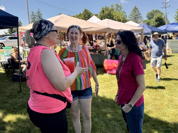 AG Nessel chats with Pride-goers