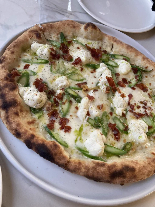 Diavola Pizza at Bianca Sicilian Trattoria