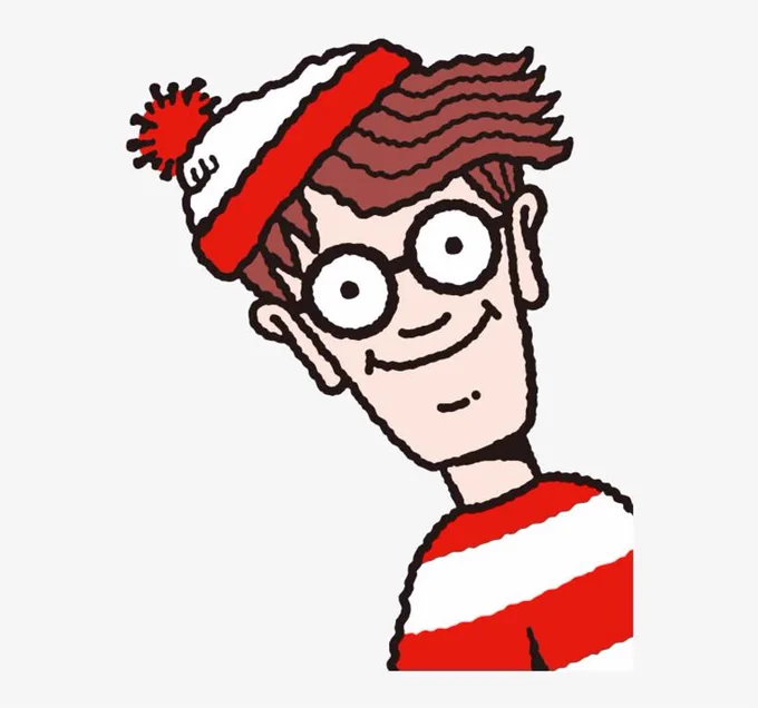 Waldo from "Where's Waldo".