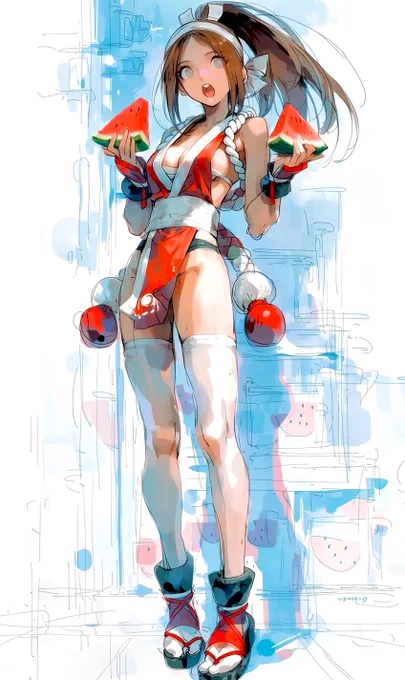 SFW illustration. Made with Nijijourney