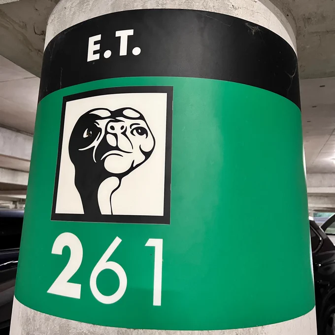 Photo of the E.T. 261 parking sign.
