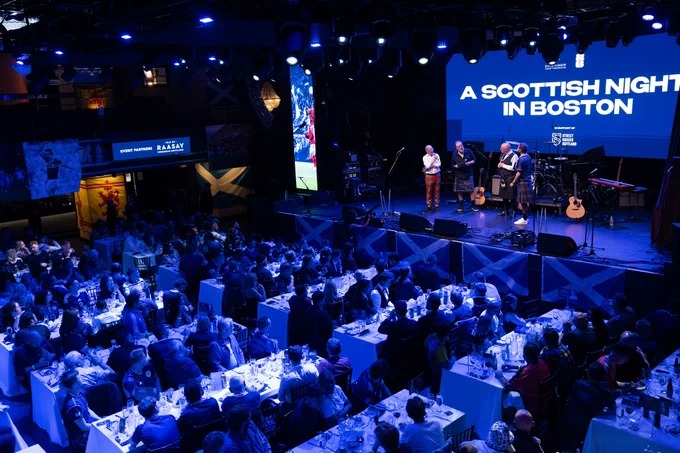 Street Soccer Scotland Boston reception.