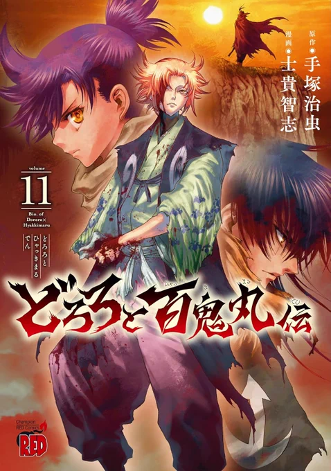 Couverture du tome 11 de Dororo to Hyakkimaru Den