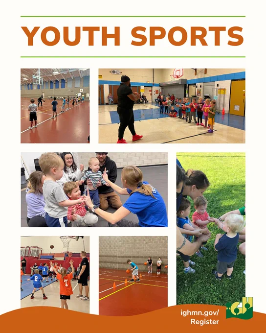 Collage of youth sports activities including basketball and amazing athletes.
